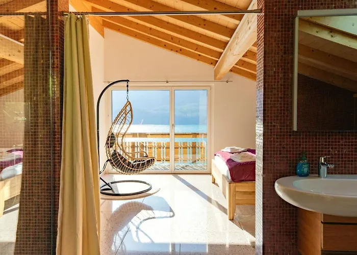 Luxury Lakeview With Ac & Near Interlaken בקתה Niederried bei Interlaken