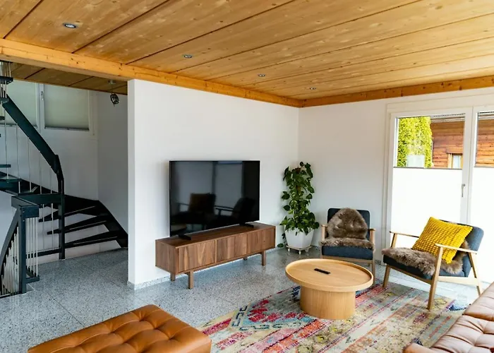 בקתה Luxury Lakeview With Ac & Near Interlaken *