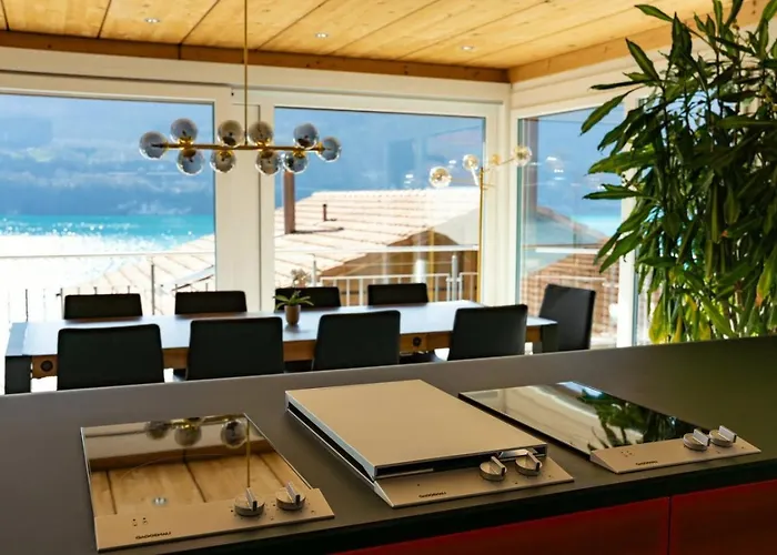 בקתה Luxury Lakeview With Ac & Near Interlaken *