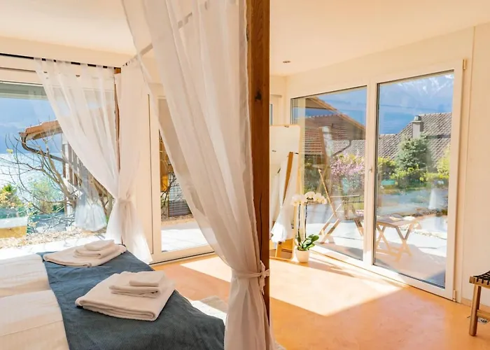 בקתה Luxury Lakeview With Ac & Near Interlaken *