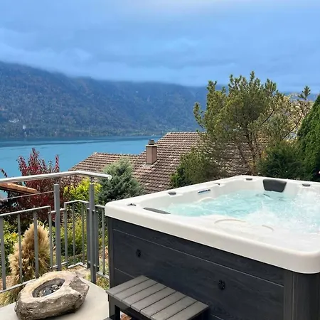 Шале Luxury Lakeview With Ac & Near Interlaken Niederried bei Interlaken